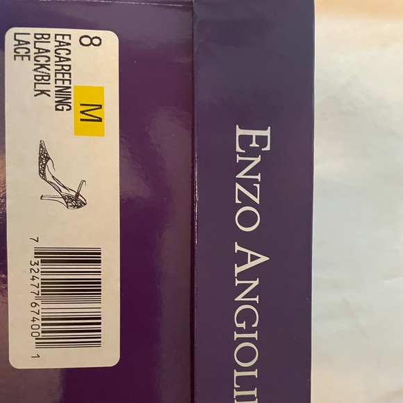 Cute black special occasion shoes, size 8. - Picture 4 of 5